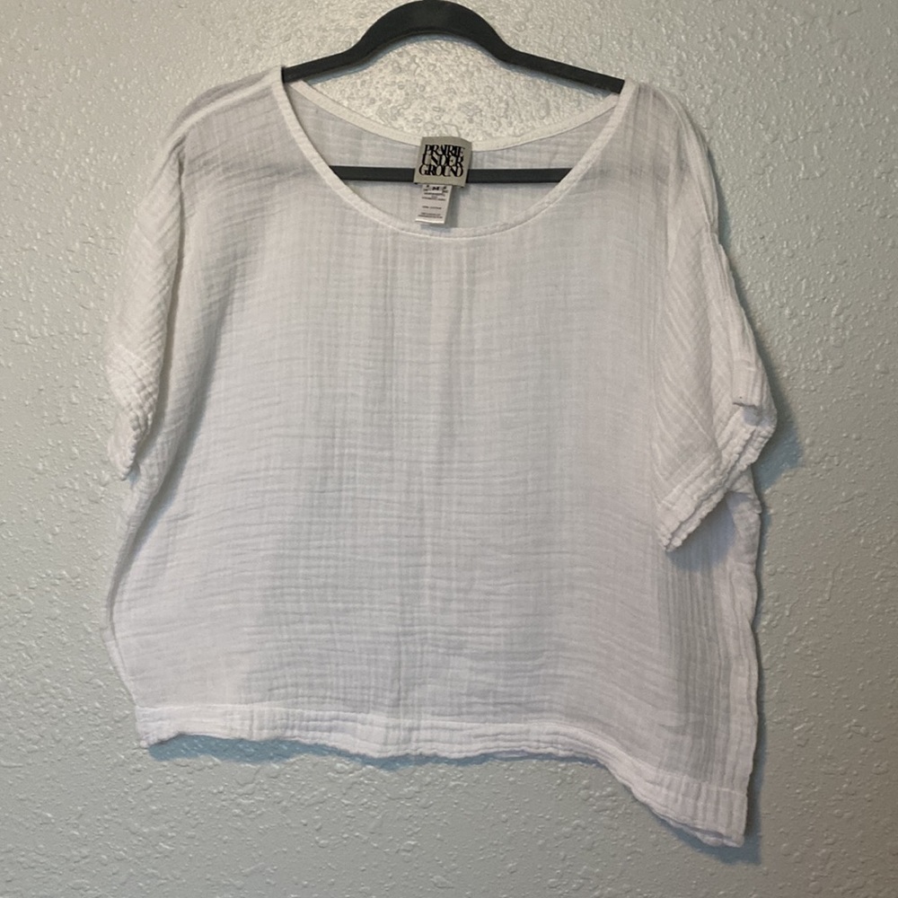 Prairie Underground- White Gauze Light Cotton